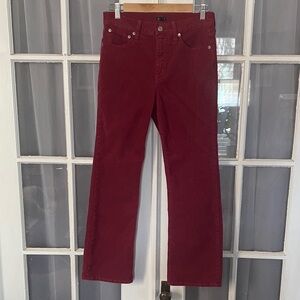J.Crew High Rise Slim Demi-Boot Corduroy Pants  Style #BM744